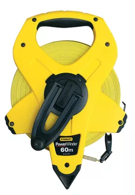 CINTA METRICA CAJA ABIERTA 60 M STANLEY