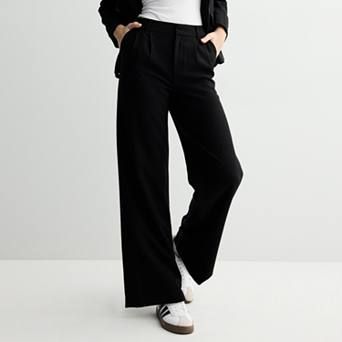 Juniors' SO® High-Rise Wide Leg Trousers