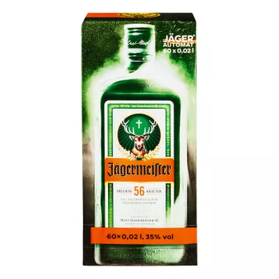 Jägermeister Minis Bigpack 35,0 % vol 20 ml, 60er Pack