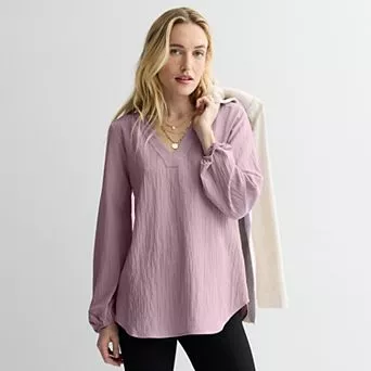 Women's Nine West Long Sleeve Tunic