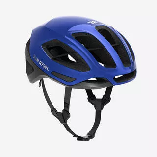 VAN RYSEL Casco bici da corsa adulto RCR MIPS blu