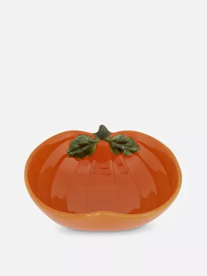 Cuenco de cerámica en forma de calabaza