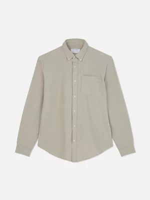 Camisa Oxford de manga larga