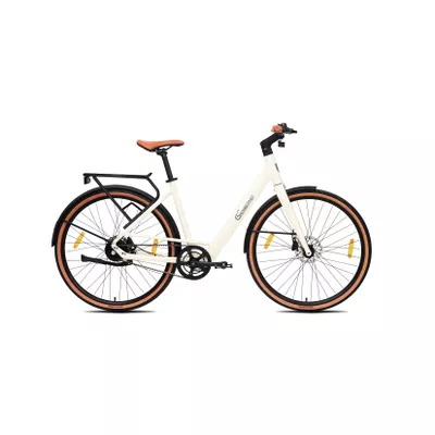 SachsenRAD Urban City E-Bike C3V Roma II in Mamorweiss mit Riemenantrieb