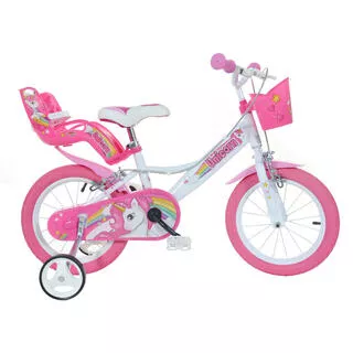 DINO BIKES Bicicletta Bambina 16" Unicorn 5-7 anni