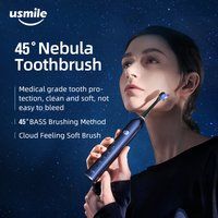 usmile Y4S 45° Bass Method Sonic Electric Toothbrush Rechargeable Waterproof Automatic Tooth Brush Replacement Heads Smart Timer