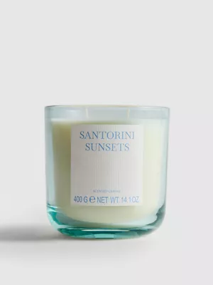 Vela aromática con dos mechas