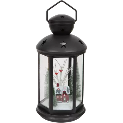 Vánoční lucerna s osvětlením