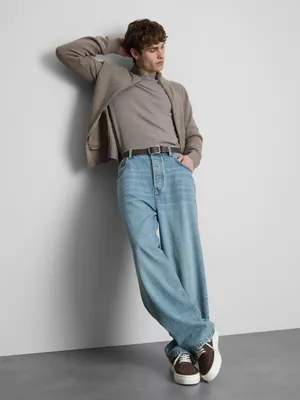 Cárdigan con cremallera