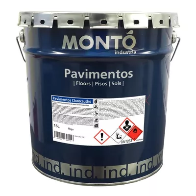 PINTURA SUELOS CLOROCAUCHO 15L ROJO