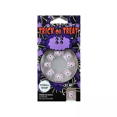 Halloween Nails Eyeball 24pk