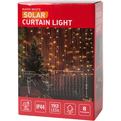 Solární světelná záclona