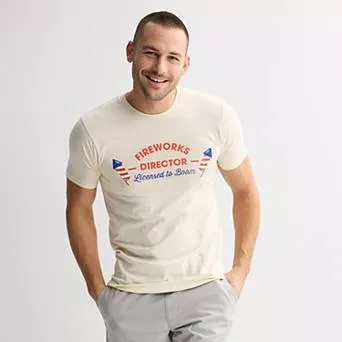 Men's Americana Fireworks Director Graphic Tee