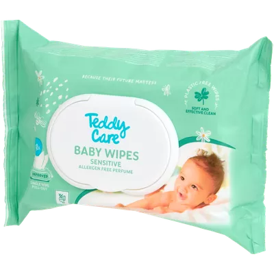Dětské vlhčené ubrousky Teddy Care Sensitive