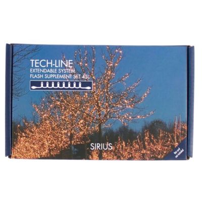 Sirius Tech-Line, Lyskæde m/flash, supplering, 4,5 m, 45 LED
