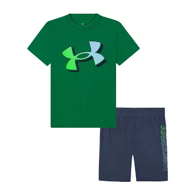 Boys 4-7 Under Armour Gradient Logo T-Shirt and Shorts Set