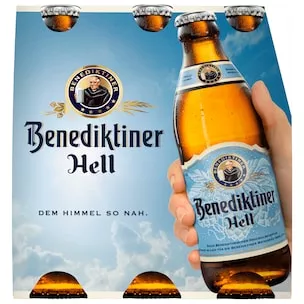 Benediktiner Hell 6x0,33l
