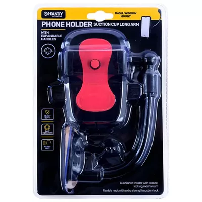 Handy Auto Phone Holder Suction Cup Long Arm