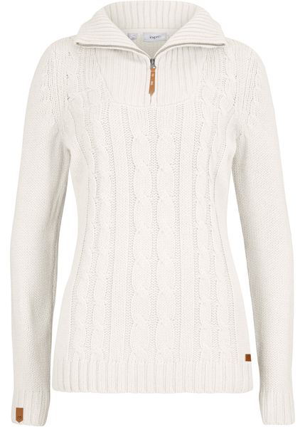 Troyer Pullover mit Zopfmuster