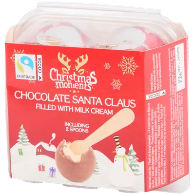 Plněný čokoládový Santa