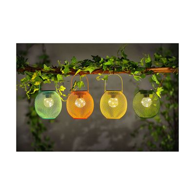Solar Colourful Table Lantern Assorted