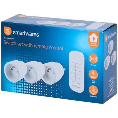 Sada bezdrátových spínacích zásuvek Smartwares