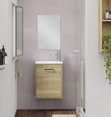 CONJUNTO MUEBLE DE BAÑO MAYA ROBLE 40X22CM 1 PUERTA
