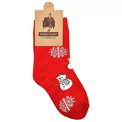 Strømper, snemænd, 2-4 år