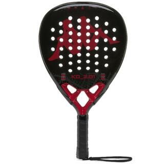 KAPPA racchetta da uomo e donna in fibra di carbonio nero da padel .