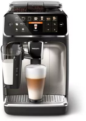 Expresso Broyeur PHILIPS LatteGo EP5447/90 Chrome
