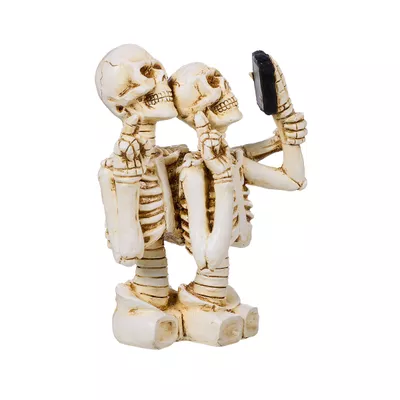 Halloween Skeleton Selfie Figure