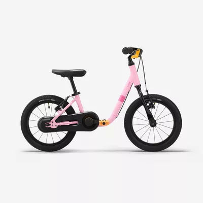 BTWIN Dětské 14" kolo-odrážedlo 2v1 Discover 900 pro děti 3–5 let