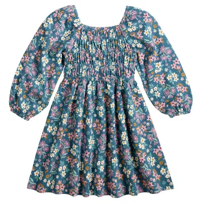 Girls 4-12 Jumping Beans® Smocked Texture Knit Dress