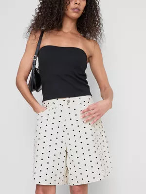 Bermudas de algodón con lunares