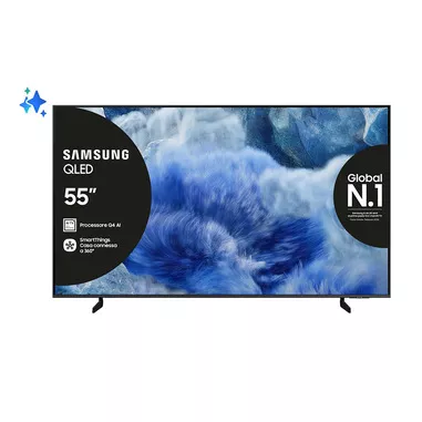 Samsung QLED AI TV 55" QE55Q8FAAUXZT 4K, Processor...