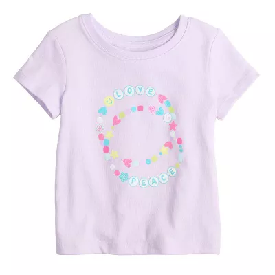 Girls 4-12 Jumping Beans® Crewneck Short Sleeve Graphic Tee