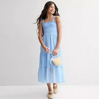 Girls 7-16 Speechless Chiffon Maxi Dress with Purse