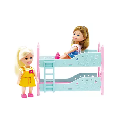 Mini Doll & Bunk Bed Playset