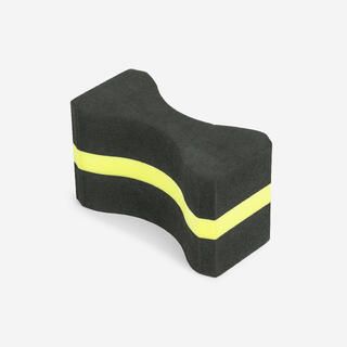 DECATHLON Pullbuoy nuoto M nero-giallo