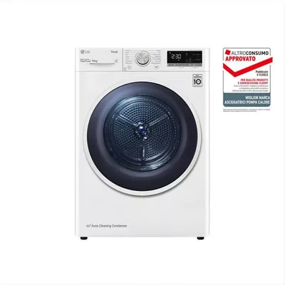 LG - Asciugatrice RH10V9AV4W - 10 Kg - A+++-Bianco