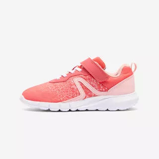 Scarpe da ginnastica bambino SOFT 140 leggere con strap corallo