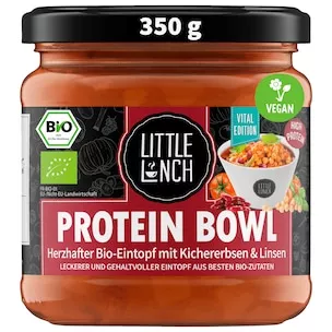 Little Lunch Bio Protein Bowl mit Kirchererbse und Linsen 350ml