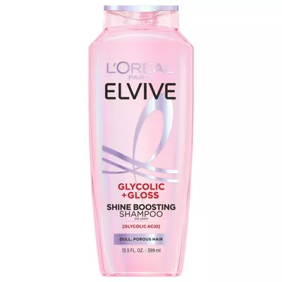 L'Oreal Paris Elvive Glycolic Gloss Shine Enhancing Shampoo, 13.5 fl oz