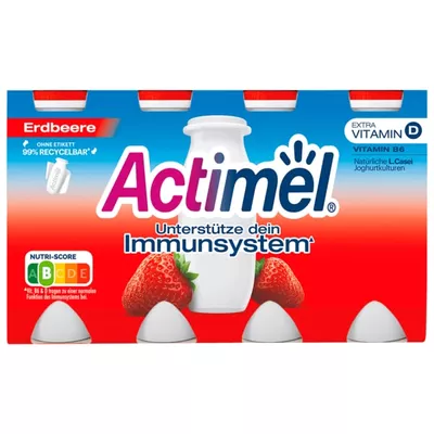 Danone Actimel Drink Erdbeere 8x100g