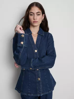 Camisa vaquera ajustada