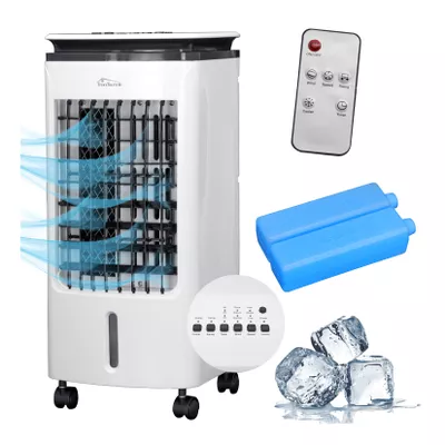 TroniTechnik® Mobiles Klimagerät 3in1 Klimaanlage Luftkühler LK02 Ventilator, inkl. Fernbedienung, Filter, 3in1 Air Cooler