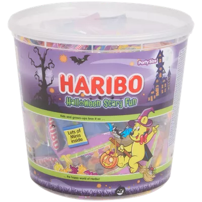Dóza s bonbony Haribo Halloween Scary Fun