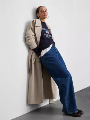 Jersey de punto con cuello redondo