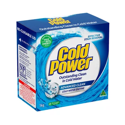 Cold Power Laundry Powder Advanced Clean 1kg