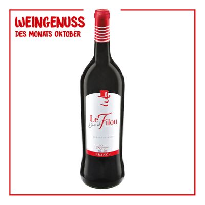 Le Grand Filou Rouge 12,0 % vol 1 Liter - Inhalt: 6 Flaschen